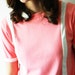 RESERVED for Almut-Coral 80s Tennis Blouse