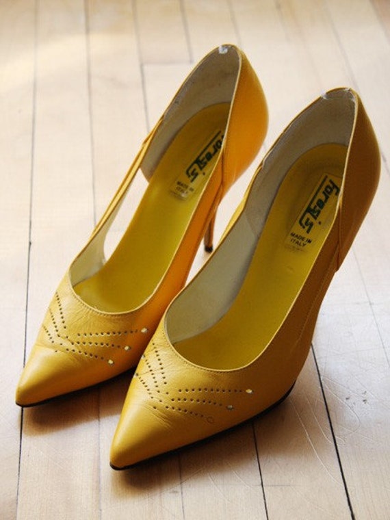 lemon yellow womens shoes