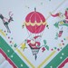 RARE Vintage Tablecloth Christmas Santa Claus