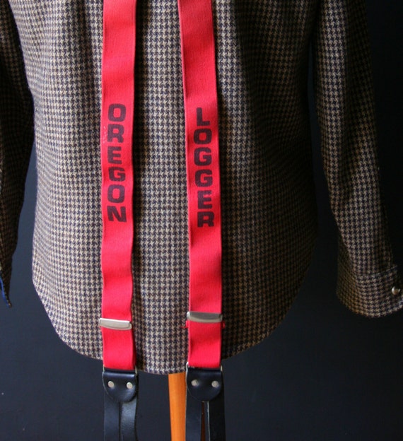 Oregon Logger Suspenders For Men Vintage from Nowvintage on