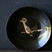 Courac Bowl Road Runner Brown Black Wood laminate Vintage from Nowvintage on Etsy