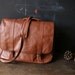 Messenger shoulder Bag Leather Natural Vintage From Nowvintage on Etsy