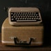 Please Reserve Portable Typwriter Manual Remington Rem Riter And Case Vintage from Nowvintage on Etsy