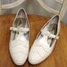 RESERVED Vintage 1970's Vegan Tan Size 8N Mary Jane's by Hush Puppies