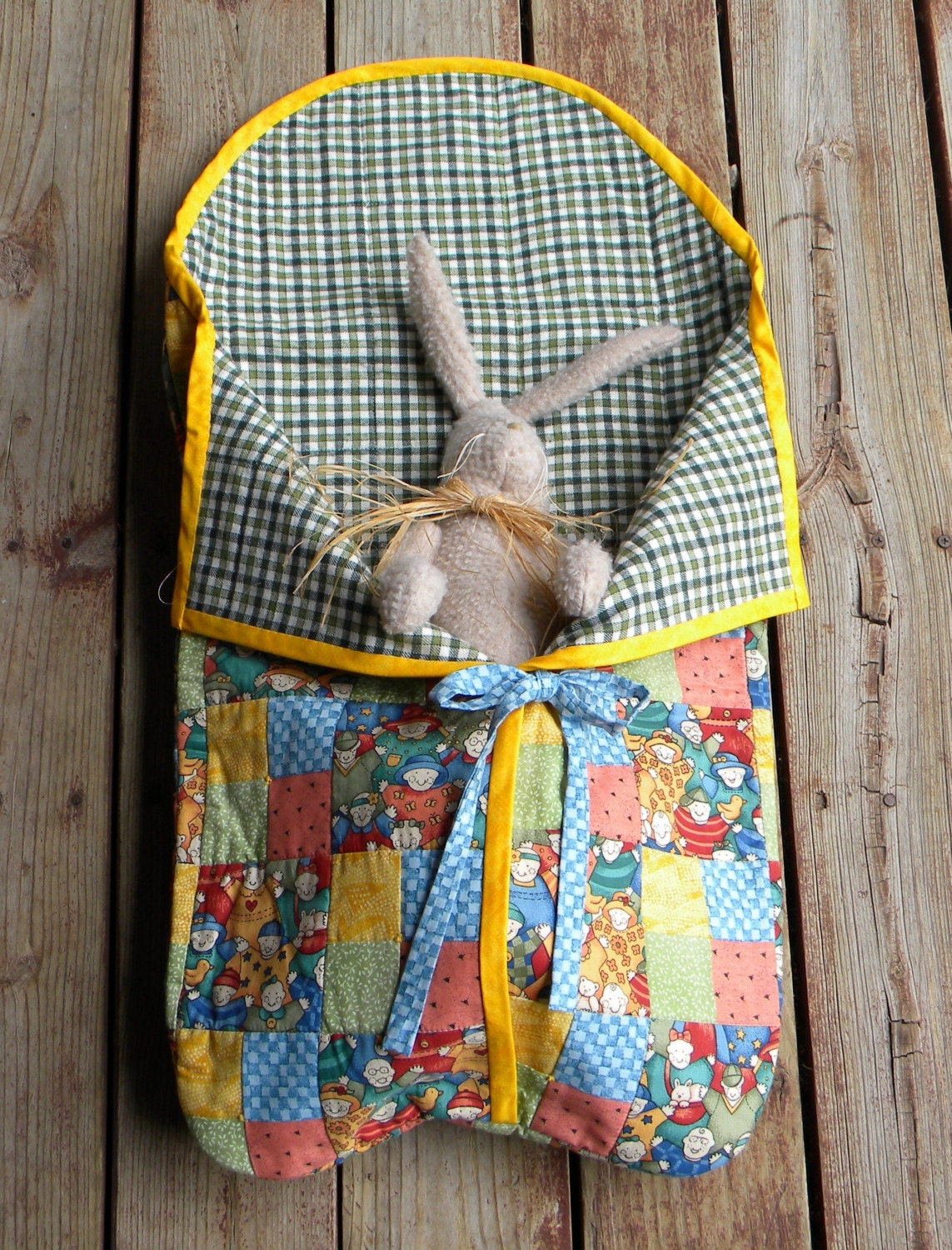 Boutique Quilted Baby BuntingSleeping Bag Happy Kids