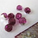 Vintage Glass Cabochon. Fuchsia Crystal Swarovski Disco Ball 5mm swa0070 (8)