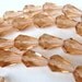 Vintage Beads. Rosaline Glass Peach Teardrops Czech 10mm vgb0270 (12)