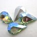 Vintage Swarovski Rhinestone Crysolite AB Pear Crystal Teardrop Jewel Peridot 13x8mm swa0118 (4)