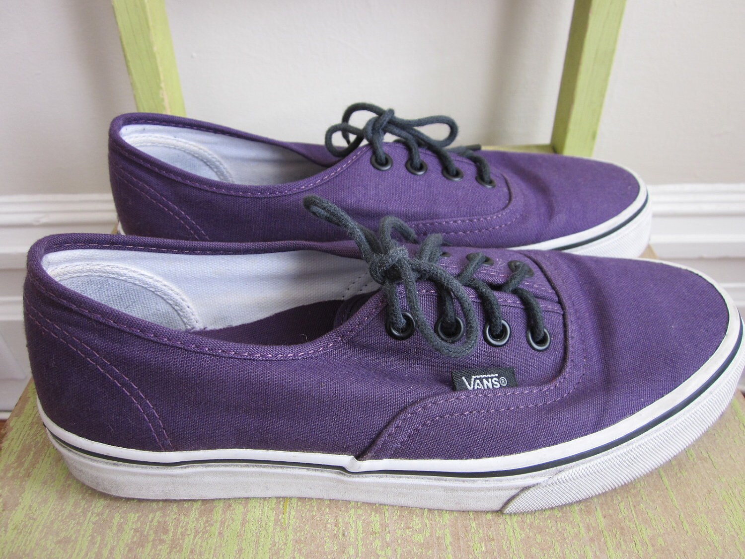 Dark Purple Vans Womens sz. 7.5/8