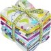 FAT Quarter Bundle -- Amy Schimler's Fly Away in Sunset for Robert Kaufman -- floral, dots, birds, butterflies, trees