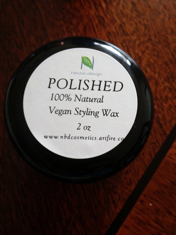100 Natural Vegan Hair Styling Wax