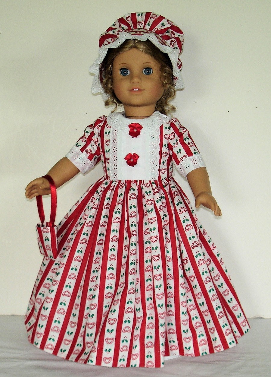 CHRISTMAS CANDY CANE DRESS DESIGNED FOR by MargaretteDesigns4AG