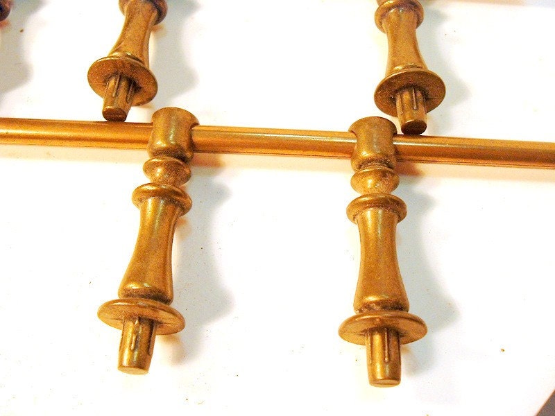 Brass Gallery Rails and Post