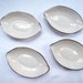 Vintage Lenox China, Individual Ashtrays, Olympia-Platinum pattern, Dinnerware