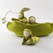 Pea Pod play set - three peas in a pod