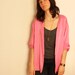 ON HOLD// hot pink silk blouse