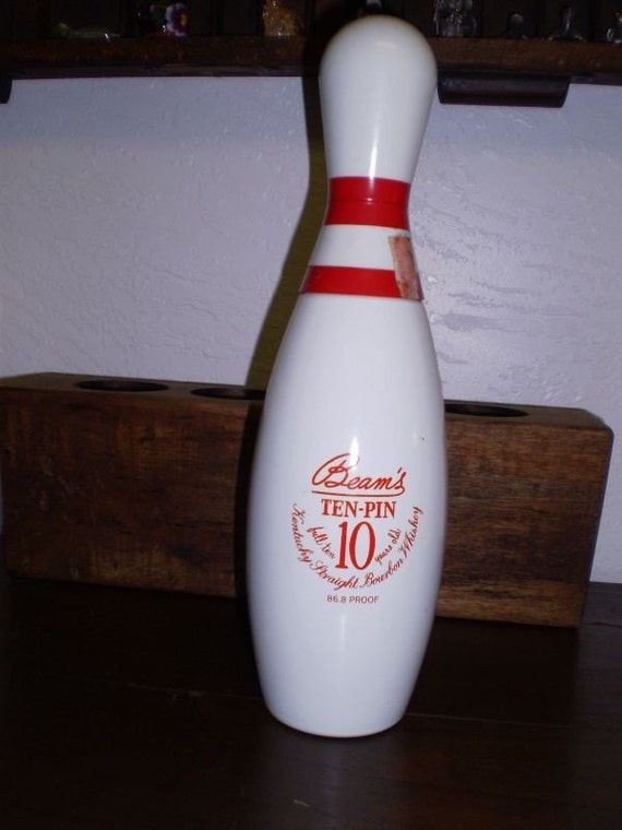10 Pin Bowling Jim Beam decanter by GrannysCranny on Etsy