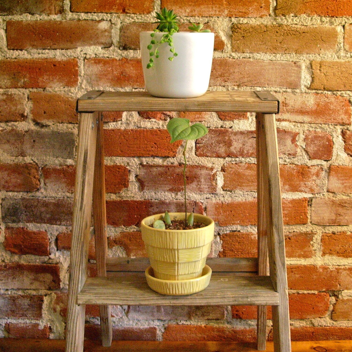 Vintage Wooden Step Ladder For Decorative Display   Il Fullxfull.253218372 