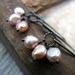 Freshwater pearls and sterling silver earrings - First Breath