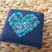 Blue Case for a Handbag /Purse Mirror