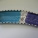 Purple and Turquoise Cracker/Olive Tray