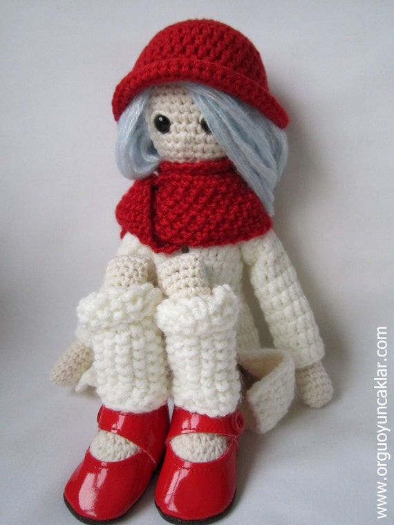 Amigurumi Winter Doll Pattern by Denizmum on Etsy