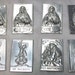 SALE Catholic Tin Medals. Sacred Heart of Jesus, St. Michael, St. Anthony, Our Lady, and St. Jude. Was 28 dollars now only 16