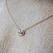 Cushion Cut Champagne Diamond Necklace