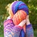 Handpainted Self-Striping Yarn in Magic Carpet
