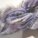 Purple Haze handspun sparkly corespun art yarn 44 yds