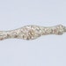 Vintage Antique Crystal RHINESTONE BAR PIN, Victorian, Edwardian Diamond Finish