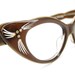 Vintage 50s Cat Eye Glasses Sunglasses Eyewear Frame France NOS