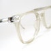 Vintage 50s Mens Horn Rim Glasses Eyeglasses Sunglasses Clear Frame