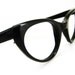 Vintage 50s Black Cat Eye Glasses Eyeglasses 1950s Harlequin Frame