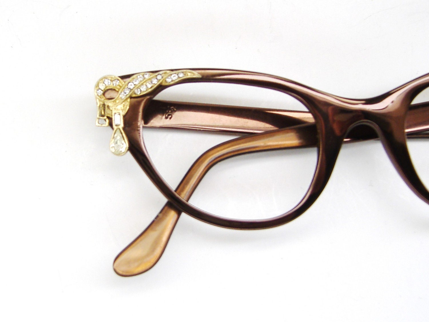 Vintage 50s Cat Eye Eyeglasses Eyewear Frames Tura Hang Your 