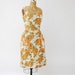 1950s dress. sundress. 50s dress. floral dress. medium