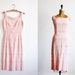 vintage 1950s dress. 50s dress. linen dress. wiggle. xs