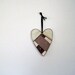 With Love Heart Quilt Suncatcher
