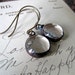 Clear Skies Glass Nugget Earrings