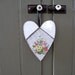 With Love Vintage Hanky Heart Suncatcher