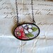 Flower Vintage Hanky Necklace