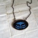 Folk Art Bloom Silhouette Necklace