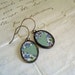 Flower Garden Vintage Quilt Top Earrings
