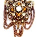 Florenza Vintage Stunning Rhinestone Pin