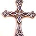Sterling Silver Garnet Cross