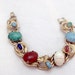50's Snakes, Cabochons, Scarab Link Bracelet