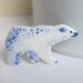 Polar Bear - Handpainted Delft porcelain Brooch