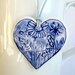 Heart - Delft handpainted porcelain necklace
