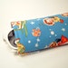 Soft Retro Blue Sunglasses Eyeglass Case Holder Sci-fi Space Rocket Kids