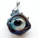 Glass Evil Eye Pendant Handmade Borosilicate Glass Pendant Ugly Glass P5BorEyeB